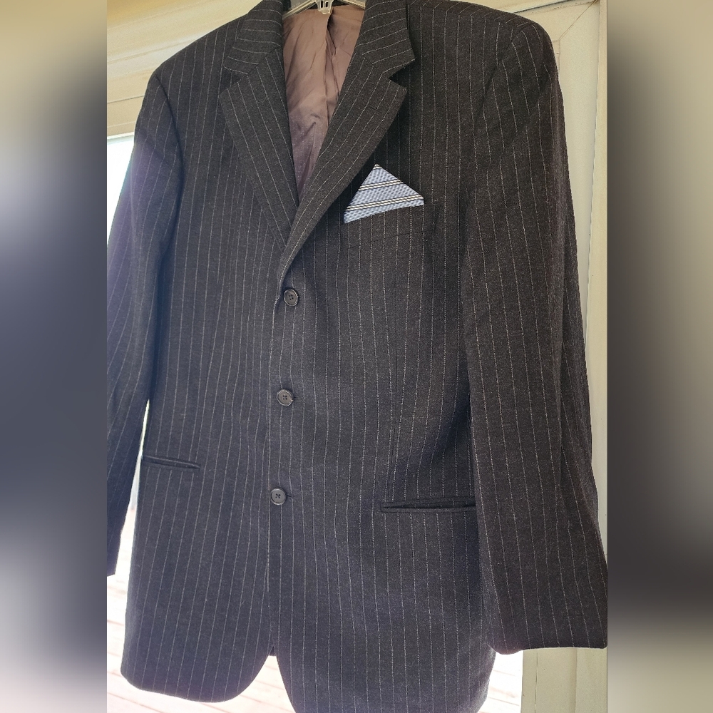 Hugo Boss Einstein Sigma Classic Pinstripe Virgin Wool Jacket